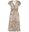 ULLA JOHNSON CICELY COTTON AND SILK-BLEND DRESS,P00399560