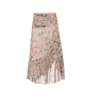 ULLA JOHNSON AILIE COTTON AND SILK-BLEND SKIRT,P00399573