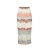 MISSONI STRIPED KNIT MIDI SKIRT,P00403311