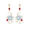 ERDEM CRYSTAL DROP EARRINGS,P00399088