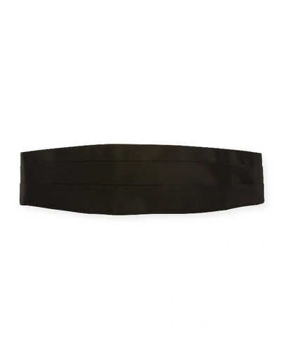 Tom Ford Solid Satin Cummerbund In Black