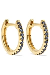 ANITA KO HUGGIES 18-KARAT GOLD SAPPHIRE EARRINGS