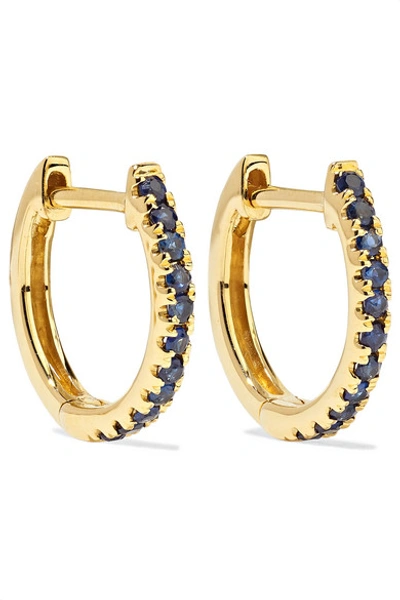 Anita Ko Huggies 18-karat Gold Sapphire Earrings