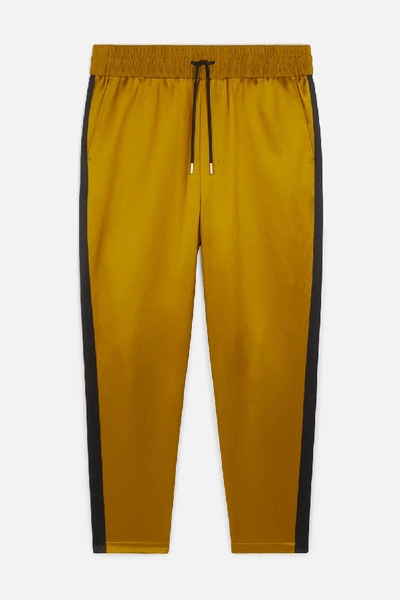 Ami Alexandre Mattiussi Track Pants With Contrasted Side Bands In Gold