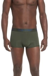 Calvin Klein Ultrasoft Stretch Modal Trunks In Duffle Bag/ Electra