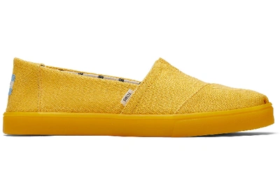 Toms Lemon Heritage Canvas Cupsoe Women's Cupsole Classics Slip-on Shoes