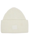 ACNE STUDIOS PANSY FACE WOOL BEANIE HAT,5057865604961