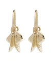 ANISSA KERMICHE GOLD-PLATED MINI PANIERS DORÉS DROP EARRINGS,5057865777412