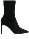 STUART WEITZMAN POINTED ANKLE BOOTS