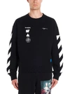 OFF-WHITE OFF-WHITE DIAGONAL MARIANA SWEATSHIRT,10976618