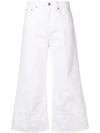 MSGM CROPPED FLARED JEANS