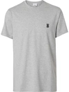 BURBERRY BURBERRY MONOGRAM MOTIF COTTON T-SHIRT - 灰色