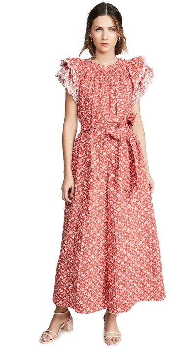 Ulla Johnson Landon Jumpsuit In Poppy Floral