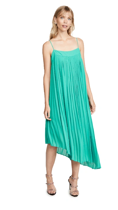 Line & Dot Bettina Dress In Sea Green
