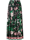 GUCCI FLORA PRINT SKIRT