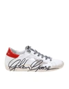 GOLDEN GOOSE SUPERSTAR SNEAKERS IN BRIGHT COLOR WHITE LEATHER,10976865