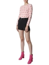 RED VALENTINO SWEATER WITH HEARTS INLAYS,166323