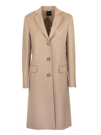 Agnona Cashmere Slim Coat, Rose Nude