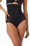 Spanx Oncore High-waisted Briefs In Very Black