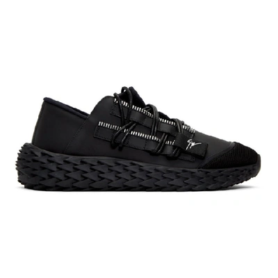 Giuseppe Zanotti Textured Sneakers - 黑色 In Black