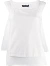 UNDERCOVER UNDERCOVER LAYERED TANK TOP - WHITE