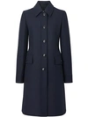 BURBERRY DOUBLE-FACED WOOL CASHMERE BLEND COAT