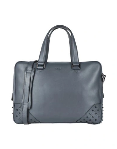 Tod's Work Bag In Lead