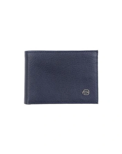 Piquadro Wallet In Dark Blue
