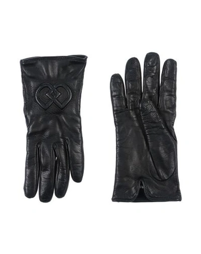 Dsquared2 Gloves In Black