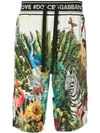 DOLCE & GABBANA BERMUDAS MIT TROPISCHEM PRINT