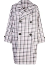 OPENING CEREMONY OVERSIZED PLAID TRENCH