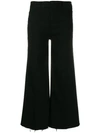 MOTHER CROPPED WIDE-LEG JEANS