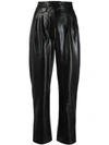 Nanushka Black Polyester Pants