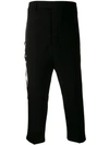 RICK OWENS RICK OWENS CROPPED TAILORED TROUSERS - BLACK