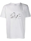 SAINT LAURENT LOVE FOIL-PRINT T-SHIRT