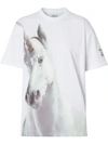 BURBERRY UNICORN PRINT COTTON OVERSIZED T-SHIRT