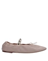 Valentino Garavani Ballet Flats In Dove Grey