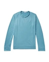 James Perse Sweatshirt In Pastel Blue