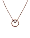 SKAGEN SKAGEN ELIN WOMAN NECKLACE COPPER SIZE - STAINLESS STEEL,50195479IL 1