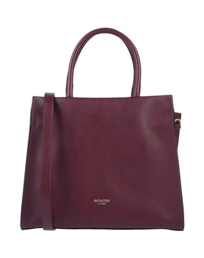 Avenue 67 Handbag In Maroon