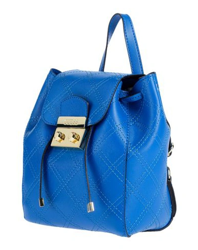 Guess Backpack & Fanny Pack In Bright Blue