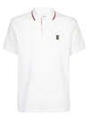 BURBERRY BURBERRY EMBROIDERED LOGO POLO SHIRT