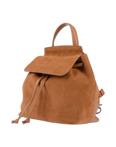 Santoni Backpack & Fanny Pack In Brown