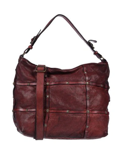 Campomaggi Handbag In Maroon