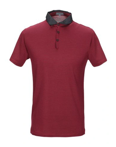 Lanvin Polo Shirts In Red