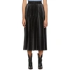 GIVENCHY GIVENCHY BLACK PLEATED LOGO SKIRT