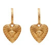 VERSACE VERSACE GOLD LOVE MEDUSA EARRINGS