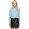 OPENING CEREMONY OPENING CEREMONY BLUE CROPPED BABY WIND JACKET