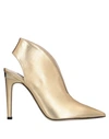 Pinko Ankle Boot In Gold