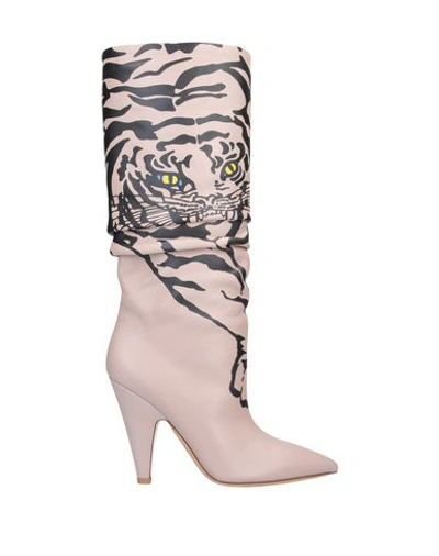 Valentino Garavani Boots In Pale Pink